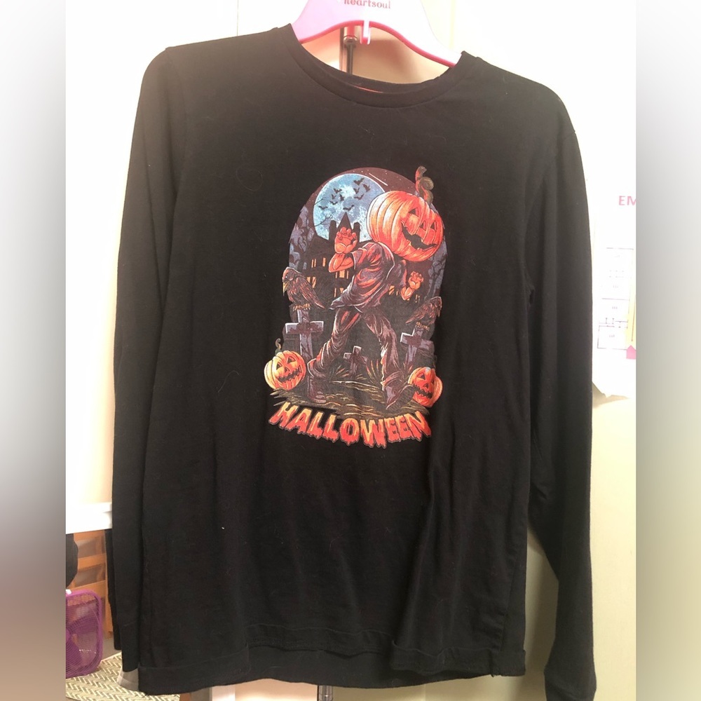 Halloween town long sleeve shirt